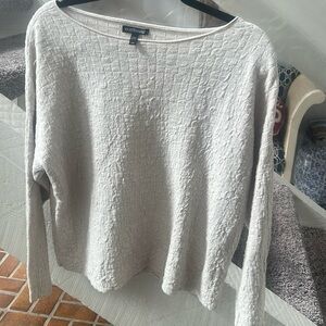 Eileen Fisher linen/ cotton sweater S/P